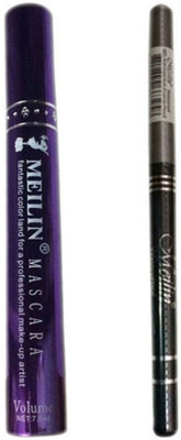 

Meilin Combo Of Hi-Vol Mascara & Gel Kohl Kajal(Set of 2)
