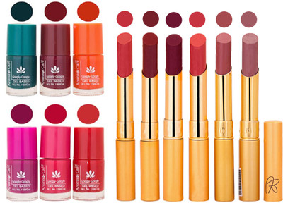 

Aroma Care Famous Combo of Nail Polish with Rythm Long Lasting Lipstick Sets 183201794(Set of 12)