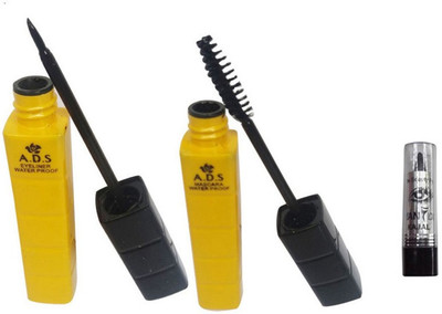

ADS Eyeliner / Mascara / Kajal(Set of 3)