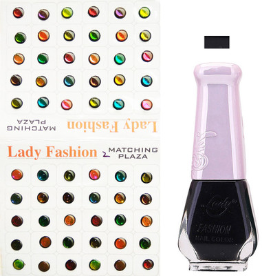 

Lady Fashion Nail Polish And Bindi 0803201759(Set of 2)