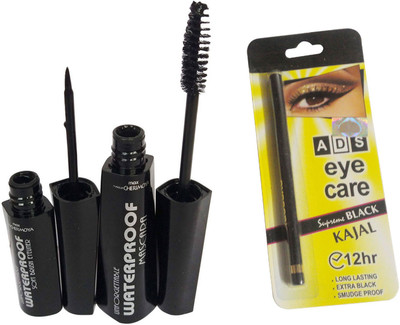 

ADS 1620 Liner Mascara SET with Kajal(Set of 3)