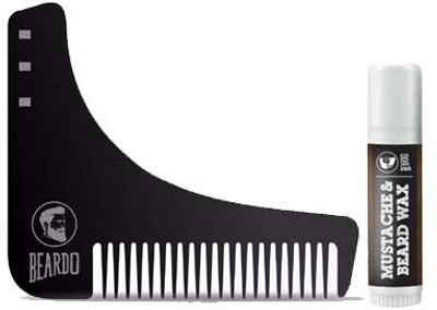 

Beardo Shapping comb and waxstick(Set of 2)