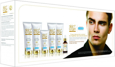 

Richfeel Skin Logix Redefine Facial Kit for Men with Barley Protien(Set of 6)