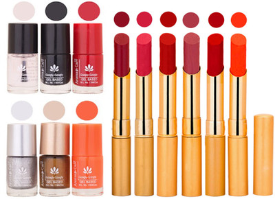 

Aroma Care 6 Nail Polish Set Rythm 6 Pcs Lipstick 6 Awesome Color for Fashion Women 2332017020(Set of 12)