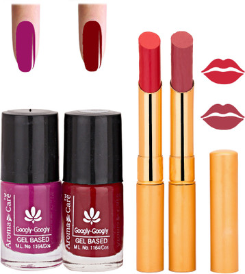 

Aroma Care Nail Polish Red Lipstick Combo 039(Set of 4)