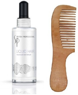 

Wella Professionals Liquid Molecular Hair Refiller Serum 100 ml With 19 cm Comb(Set of 1)