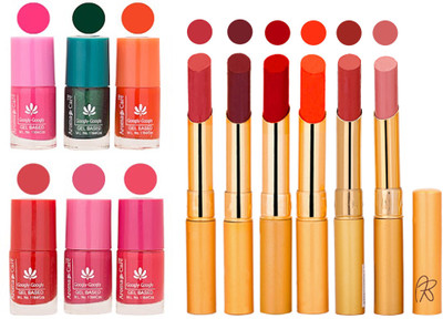 

Aroma Care Perfect Combo of Nail Polish and Rythm Lipstick Popular Shades in Wholesale Rate 2332017102(Set of 12)