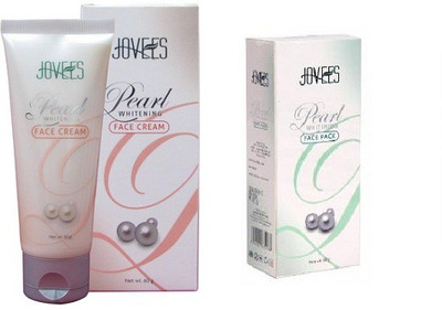 Jovees Pearl Whitening Face Pack And Cream(Set of 2)