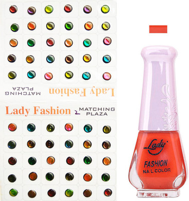 

Lady Fashion Nail Polish And Bindi 0803201754(Set of 2)