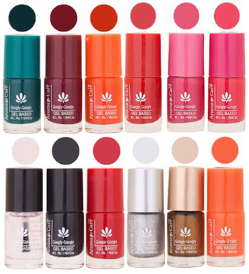 

Aroma Care Red Nail Paint Combo 1106201644 Green, Brown, Orange, Red, Nude, Peach, Base Coat, Black, Red, Silver, Golden, Orange(Pack of 12)