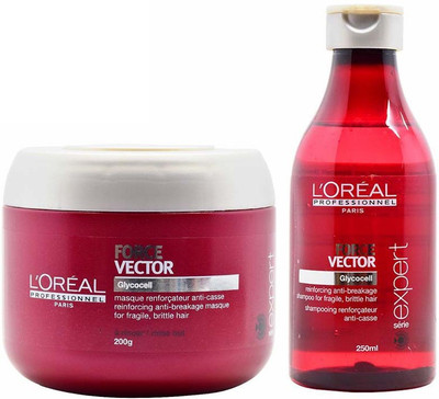 

L'Oreal Paris Force Vector Glycocell Shampoo and Mask(Set of 2)