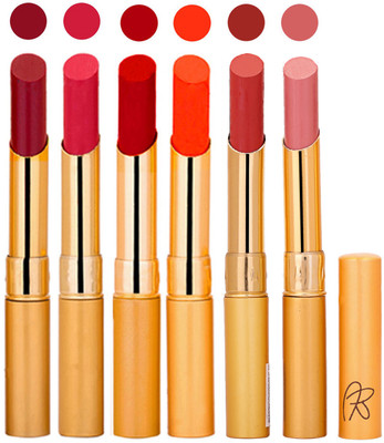 

Rythmx 6 Pcs Color Lipstick Makeup Creamy Matte Long Lasting Lip Colors 162201738(Multicolor,, 13.2 g)
