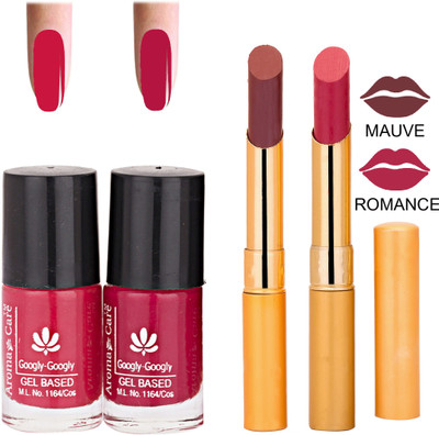 

Aroma Care Nail Polish RHYTHM Mauve Lipstick Combo 085(Set of 4)