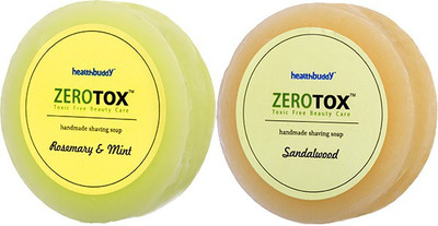 

Healthbuddy Zerotox Handmade Rosemary & Mint + Sandalwood (2pcs of 125 gms each)(Set of 2)