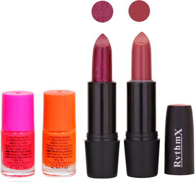 

Rythmx FB RYTH BLK LIPSTICKS AND NAIL POLISH IMPORTANT COMBO 60(Set of 4)