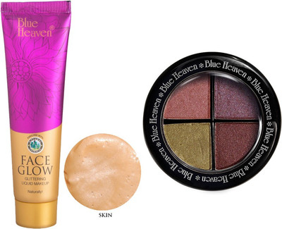

Blue Heaven Face Glow (Skin) & 4x1 Eye Magic Eye Shadow 605(Set of 2)
