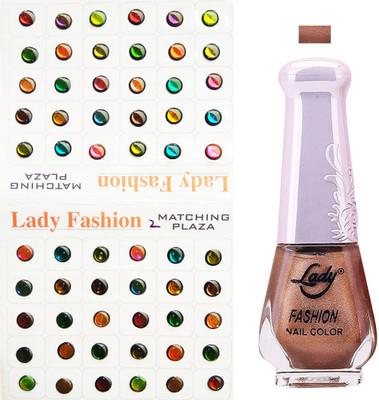 

Lady Fashion Nail Polish And Bindi 0803201710(Set of 2)