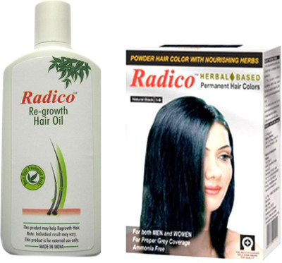 

Radico ACE-HERBAL BASED BLACK WITH RE GROWTH HAIR OIL(Set of 2)