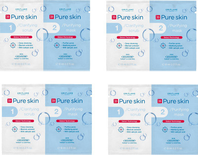 

Oriflame Sweden Face mask and scrub combo ori 114(Set of 8)