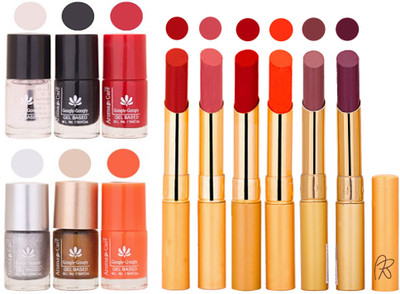 

Aroma Care 6 Nail Polish Set Rythm 6 Pcs Lipstick 6 Awesome Color for Fashion Women 2332017072(Set of 12)