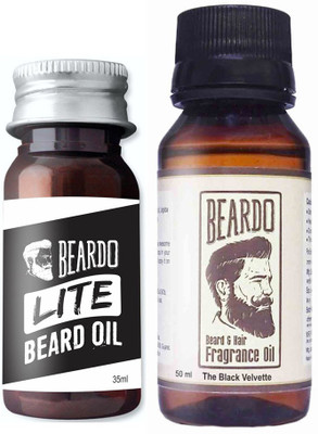 

Beardo Lite-black velvette oil 35 and 50ml(Set of 2)