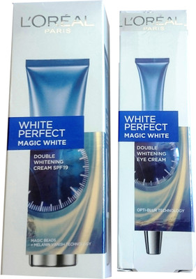 

L'Oreal Paris White Perfect Magic spf 19 + eye cream(Set of 2)