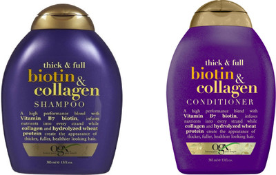 

OGX Thick & Full Biotin Collagen ( Organix ) Shampoo and Conditioner(Set of 2)