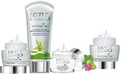

Lotus whiteglow pack of 4(Set of 4)