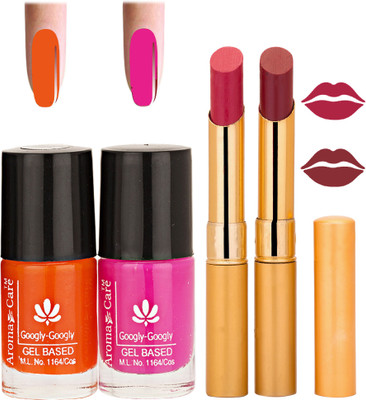 

Aroma Care Nail Polish RHYTHM Red Lipstick Combo 009(Set of 4)