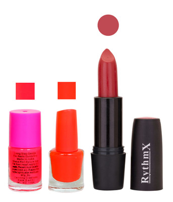 

Rythmx SF RYTH BLK LIPSTICKS AND NAIL POLISH IMPORTANT COMBO 21(Set of 3)