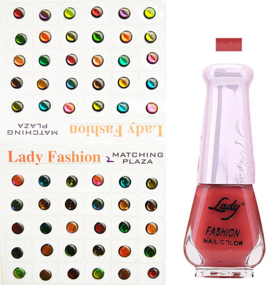 

Lady Fashion Nail Polish And Bindi 0803201741(Set of 2)