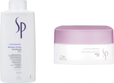 

Wella Professionals Sp Balance Scalp Shampoo With Mask(Set of 2)