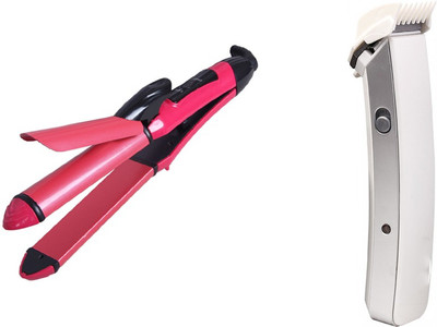 

Mify Supper Hair Straightener & Trimmer combo kit NV-2009_216(Set of 2)