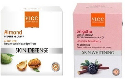 

VLCC Under Eye Cream and Snigdha Day Cream 3(Set of 2)