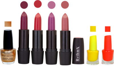 

Rythmx GSR RYTH BLK LIPSTICKS AND NAIL POLISH IMPORTANT COMBO 078(Set of 7)