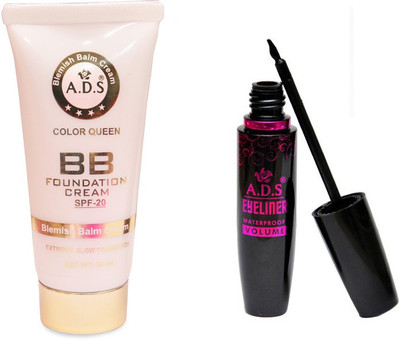 

ADS BB Cream (SPF-20)/ Waterproof Eyeliner(Set of 2)