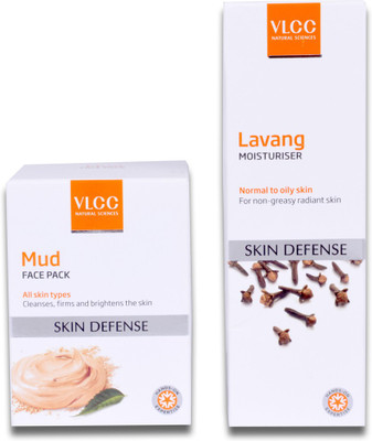 

VLCC Mud Face Pack & Lavang Moisturiser(Set of 2)