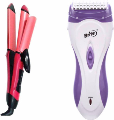 

Shopping360 Brite Personal Care Appliance Combo(Epilator, Hair Straightener)