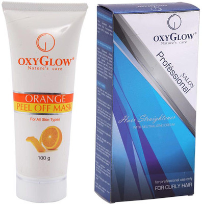 

Oxyglow Orange Peel Of Mask & Hair Straightener(Set of 2)