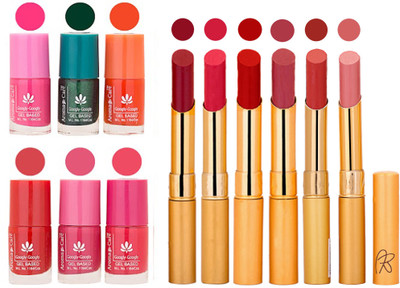 

Aroma Care Perfect Combo of Nail Polish and Rythm Lipstick Popular Shades in Wholesale Rate 2332017023(Set of 12)