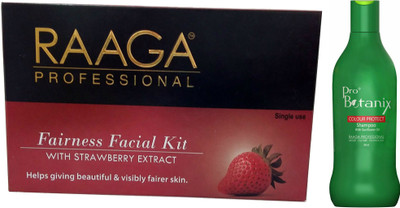 

Raaga Professional Fairness Facial Kit With ProBotanix Colour Protect shampoo(Set of 2)