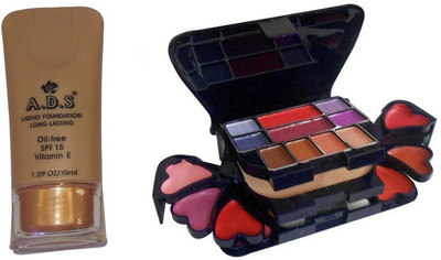 

ADS Liquid Foundation / 3746 Makeup Kit(Set of 2)