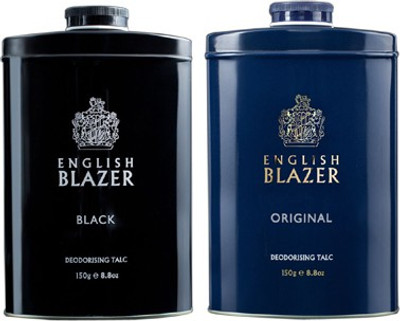 

English Blazer English Blazer Talc Black 150g::English Blazer Talc Original 150g(Set of 2)