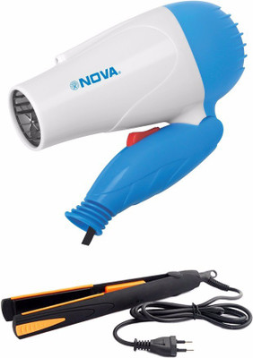 

Nova nv2588-nv1290 Personal Care Appliance Combo(Hair Straightener, Hair Dryer)
