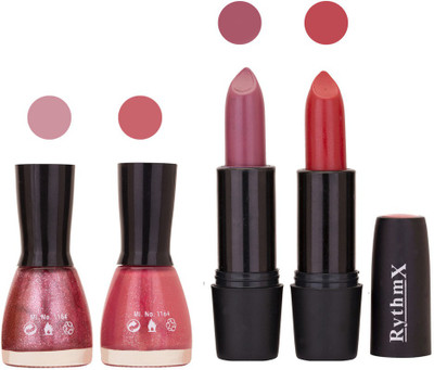 

Rythmx FB NAIL POLISHES BLACK LIPSTICKS IMPORTANT COMBO 36(Set of 4)