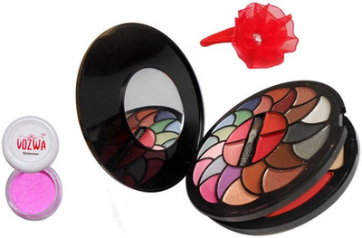

Vozwa Vozwa Pink Shimmer powder and Makeup Kit(Set of 2)