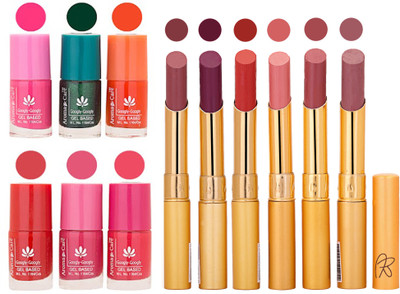 

Aroma Care Perfect Combo of Nail Polish and Rythm Lipstick Popular Shades in Wholesale Rate 2332017164(Set of 12)