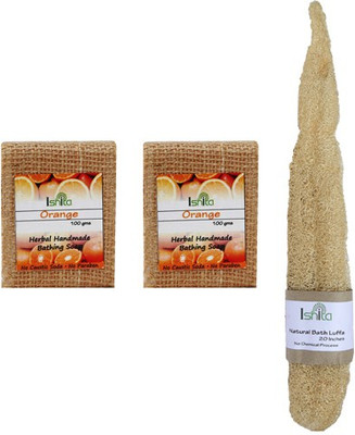 

Ishita International Soaps and Loofah(Set of 3)
