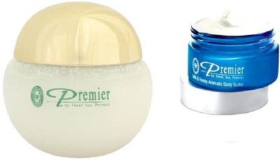 

Premier Bathing Salt Scrub Crystals & Body Butter Combo(Set of 2)