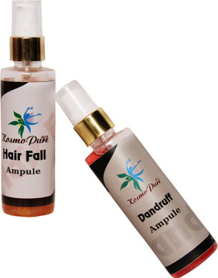 Kosmopure AMPULE SET FOR HAIR FALL AND DANDRFF HOME USE KIT(Set of 2)